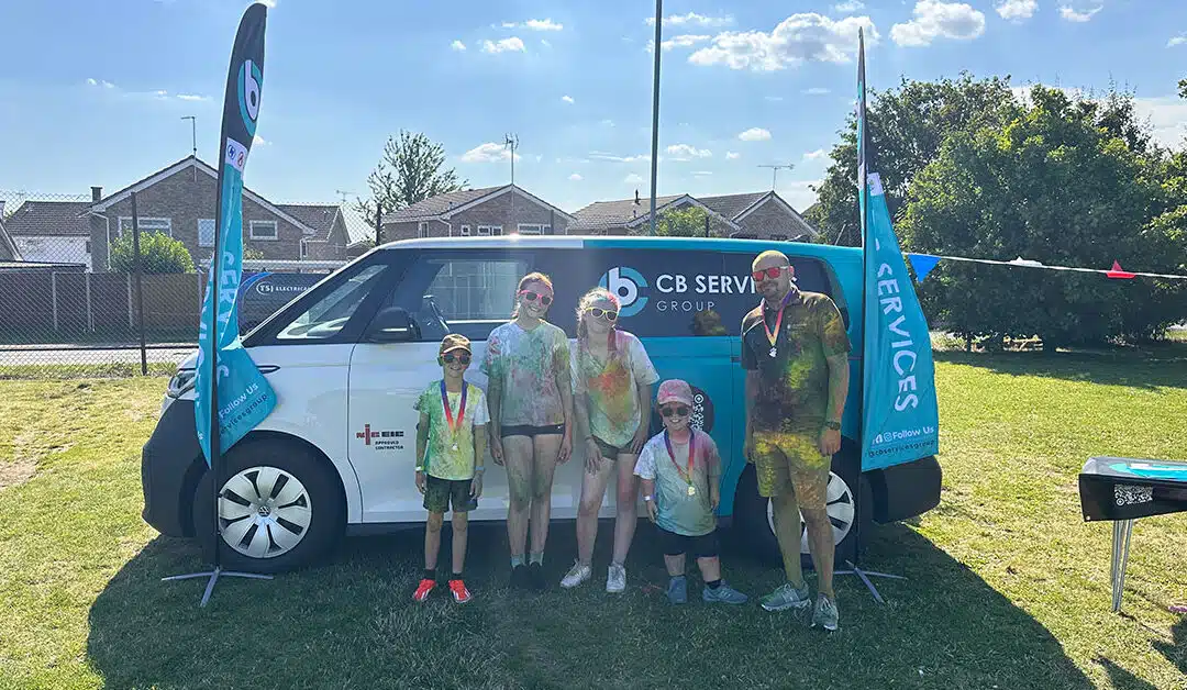 CB Services Group Sponsors Springfield Primary School Colour Run