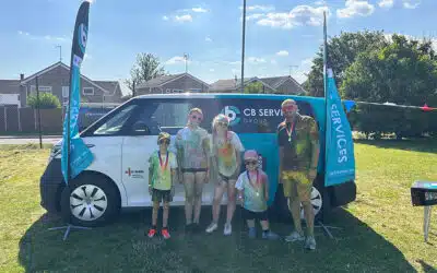 CB Services Group Sponsors Springfield Primary School Colour Run